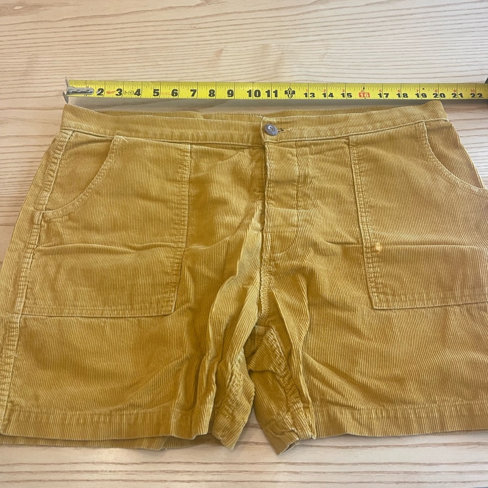 Birdwell Beach Britches Mustard Yellow Corduroy Shorts